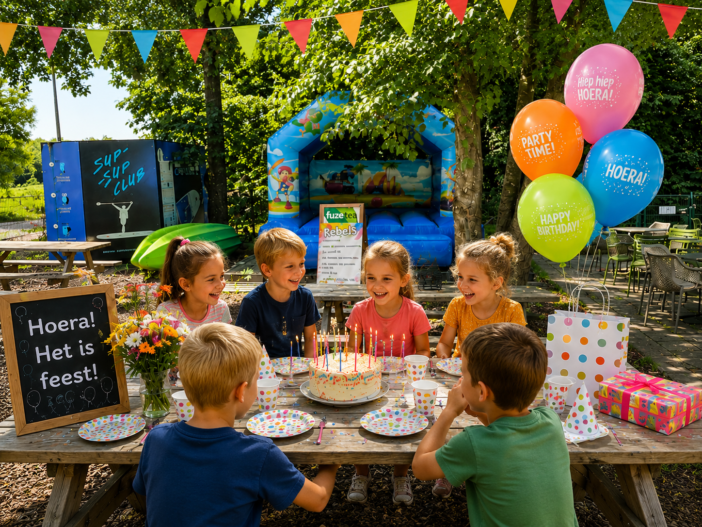 kinderfeestje minigolf beatrixpark